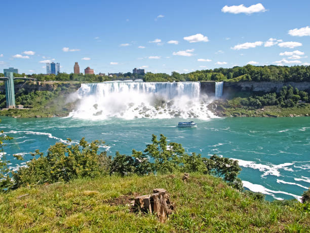 istock Niagara Falls, a complex of waterfalls on the Niagara River 1124238229