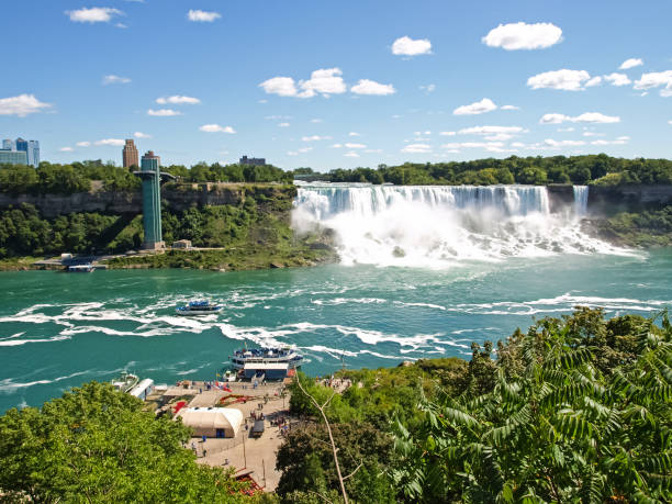 istock Niagara Falls, a complex of waterfalls on the Niagara River 1124238231