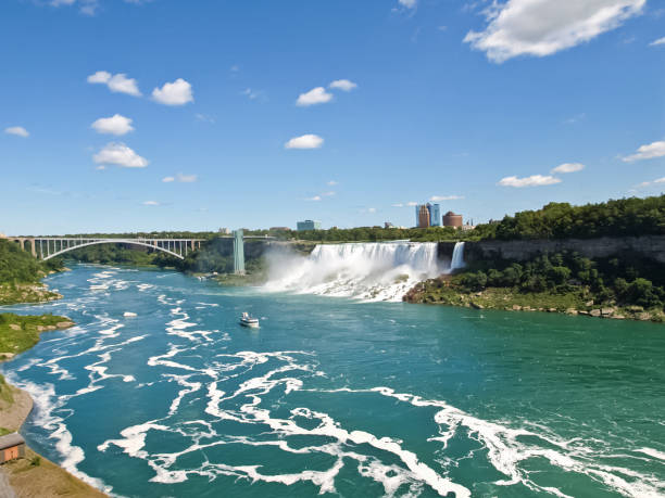 istock Niagara Falls, a complex of waterfalls on the Niagara River 1124238246