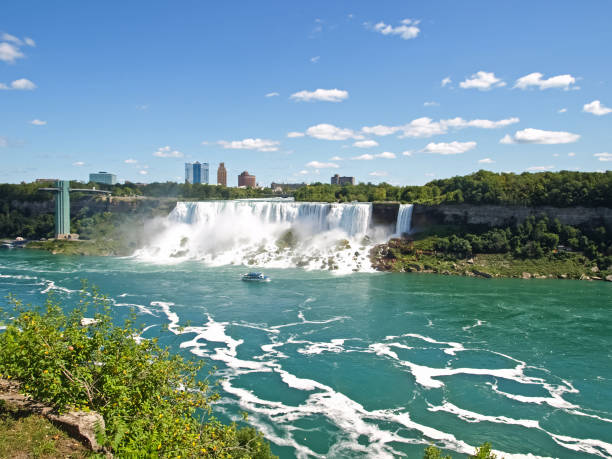 istock Niagara Falls, a complex of waterfalls on the Niagara River 1124238254