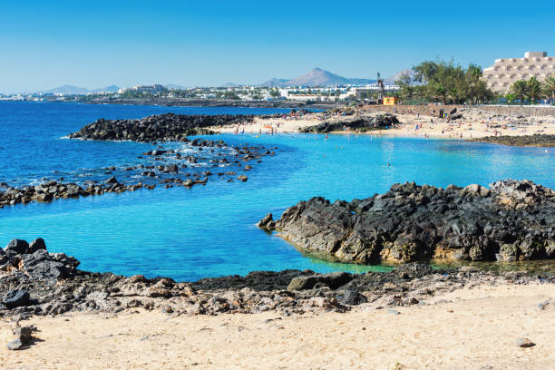 istock Playa Jablillo beach, in Costa Teguise, Lanzarote 1124238821