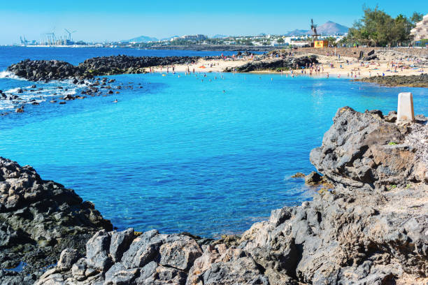 istock Playa Jablillo beach, in Costa Teguise, Lanzarote 1124238848