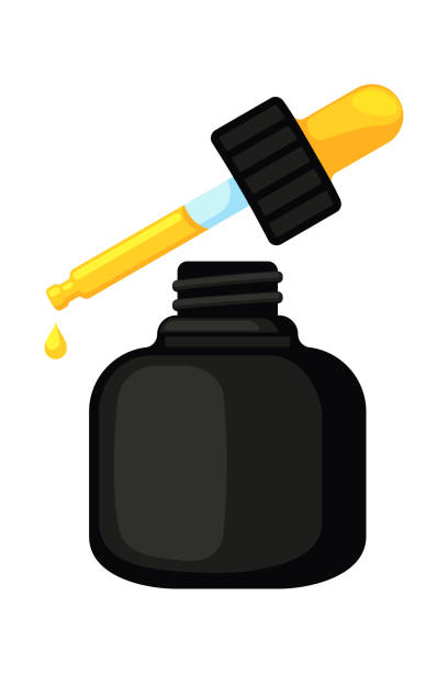 Colorful Cartoon Open Beauty Serum Bottle Stock Illustration - Download  Image Now - Aromatherapy, Beauty, Beauty Treatment - iStock