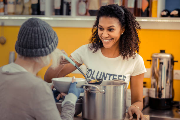 istock Nice friendly nice woman enjoying her job 1124243160