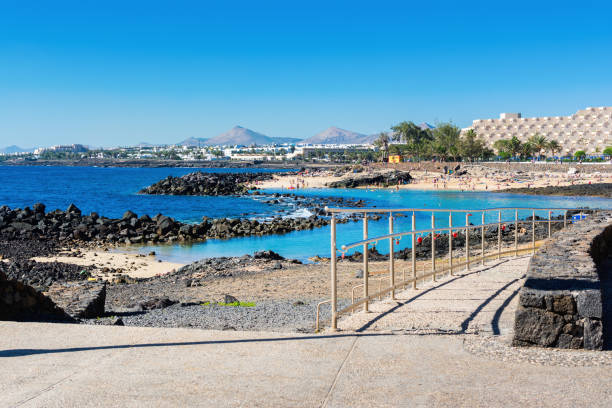 istock Playa Jablillo beach, in Costa Teguise, Lanzarote 1124244289