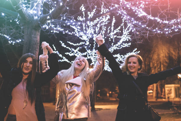 istock Having fun in the winter park 1124245837
