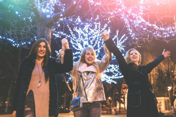 istock Having fun in the winter park 1124245839