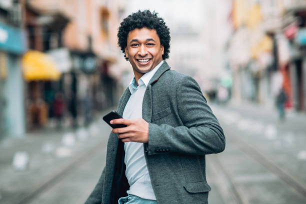 istock Photo of a man using smart phone 1124247063