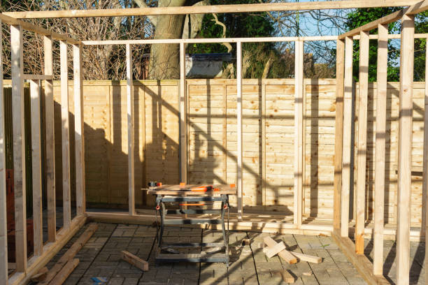 istock Unfinished built of summer house 1124251275