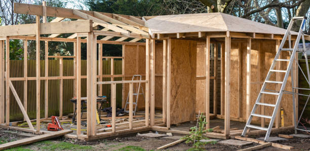 istock Unfinished built of summer house 1124251276