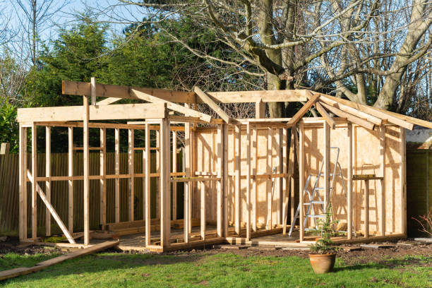 istock Unfinished built of summer house 1124251280