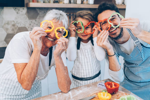 istock Happy multi-generation family in the kitchen 1124253231
