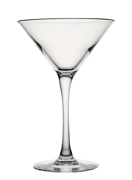 istock Empty glass cocktail isolated on white background. F 1124256447
