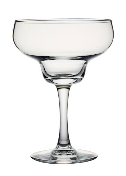 istock Empty Margarita Glass isolated on white background. 1124256535