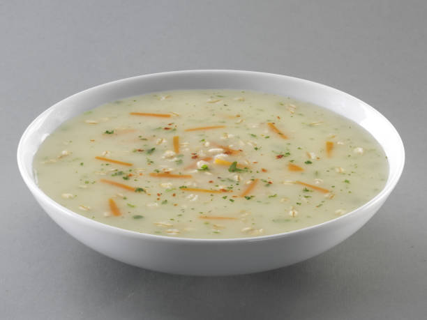 istock Bowl of Chicken and Vegetable soup. 1124277412