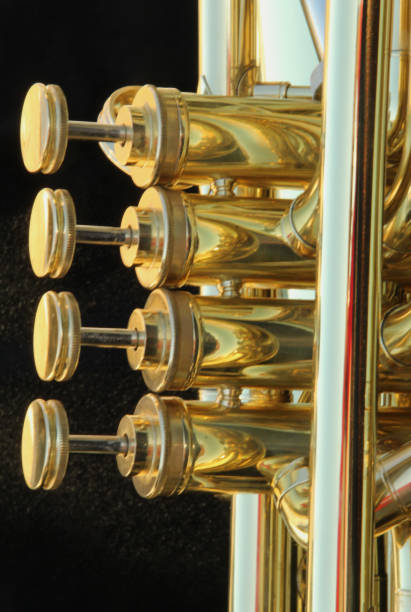 istock Side of Tuba Valves 1124285133