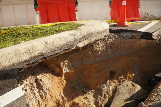 istock Cross section of asphalt road 1124286905