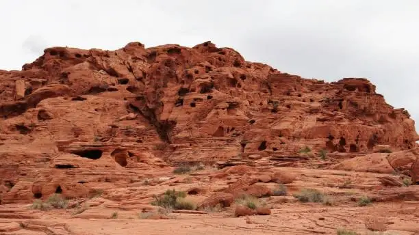 Red Sandstone formations and Aztec Sandstone.