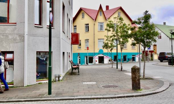 istock Shopping District of Reykjavik Iceland 1124287993