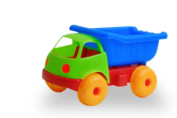 istock plastic construction truck toy on white background 1124288438