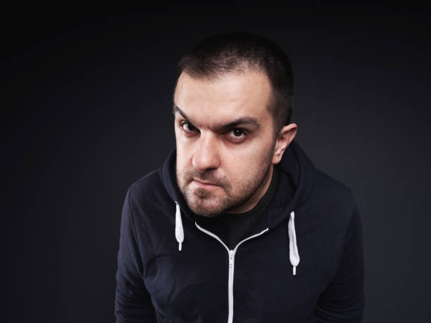 istock Portrait of young man studio shot 1124307091
