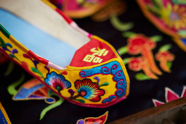 istock Traditional Korean shoes 1124307595