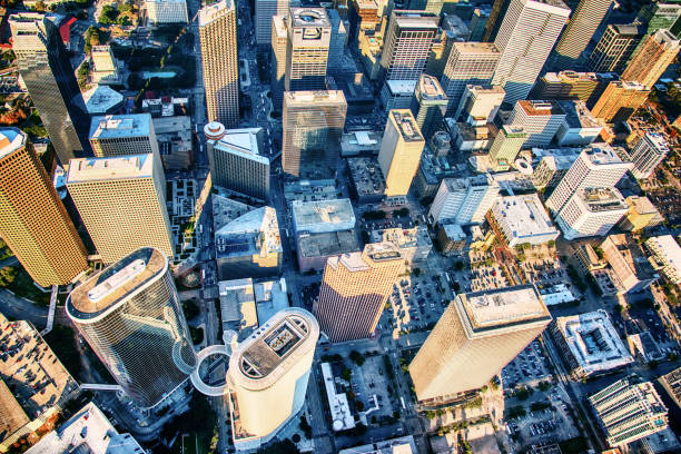 istock Large Downtown City Aerial. 1124316447