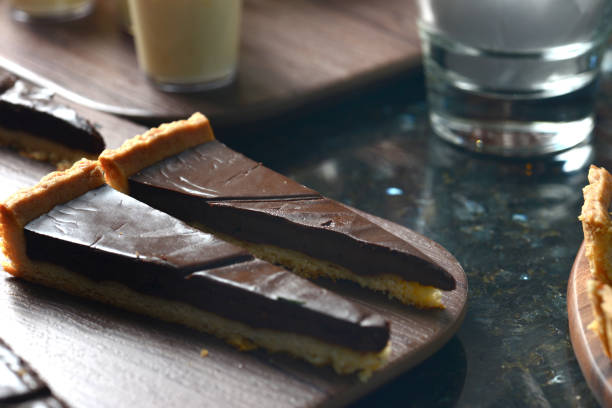 istock chocolate cake and panna cotta 1124318021