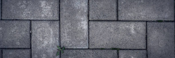 istock Background pavement, paving stone, brick, cobblestone, road, footpath. 1124324109