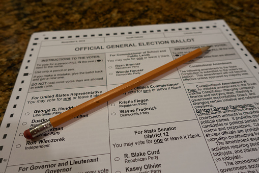 unmarked paper absentee ballot
