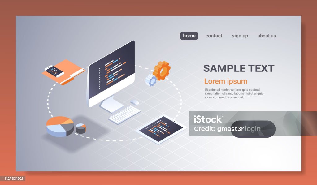Software Web Site Design Development Concept Programming Language ...