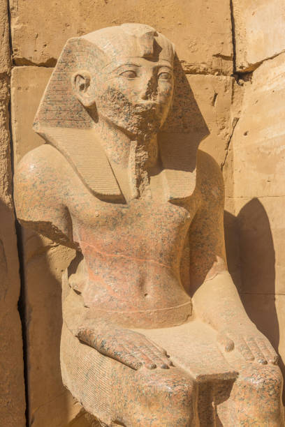 istock Statue of pharaoh in Karnak Temple Complex in Luxor, Egypt 1124342483