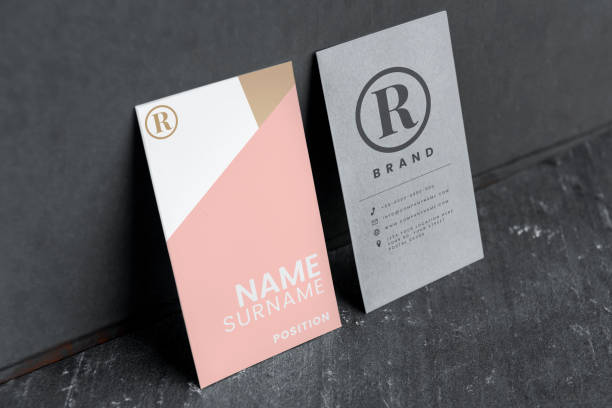 Business card and name card mockups Business card and name card mockups business card printing stock pictures, royalty-free photos & images