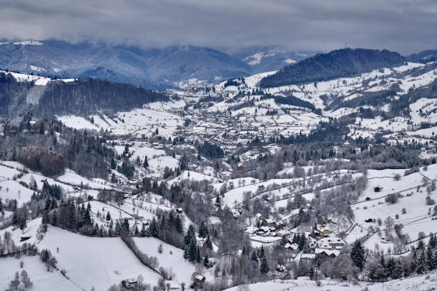 istock Mountain village landscape 1124349332