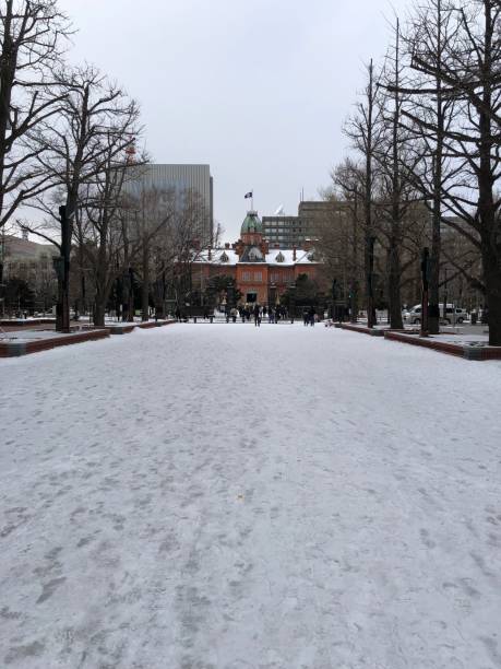 istock Hokkaido municipal building 1124352065