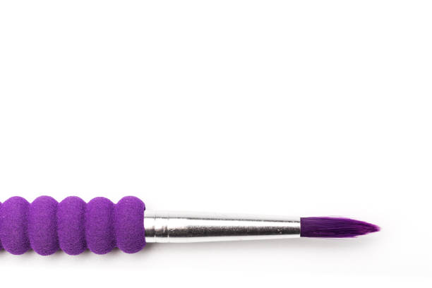 istock colour paint brush isolated on white background 1124360852