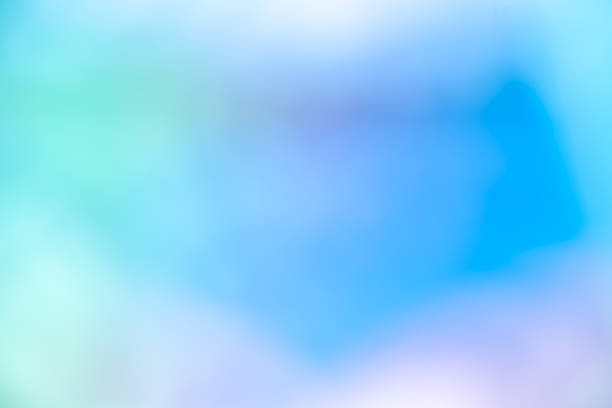 istock Abstract blur light gradient blue pastel color wallpaper background. 1124360874