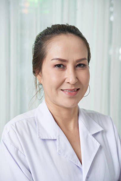 istock Smiling female doctor 1124363163