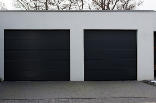 Garage door for protection and security