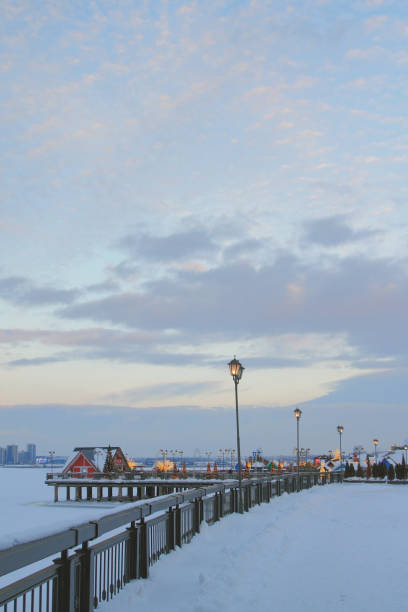 istock Embankment, winter, evening. Kazan, Russia 1124380211