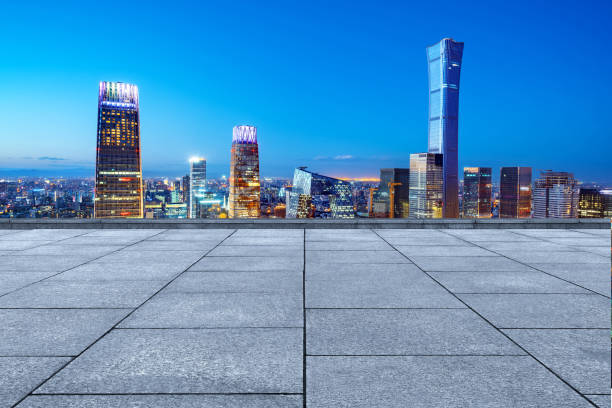 istock Aerial view of Beijing 1124387429