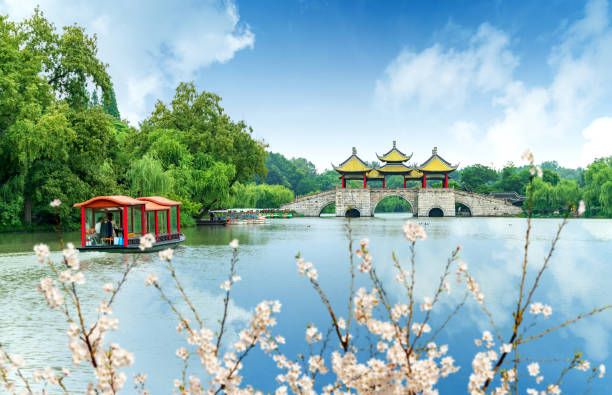 istock Yangzhou Slender West Lake Wuting Bridge 1124387979