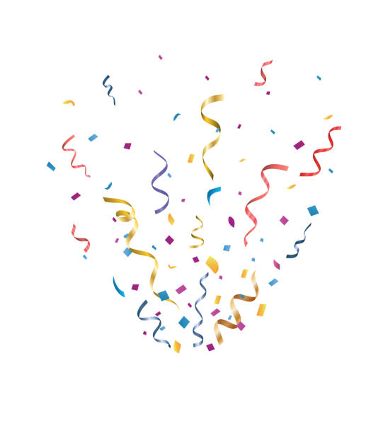 1,000+ Confetti Explode White Background Stock Illustrations, Royalty ...