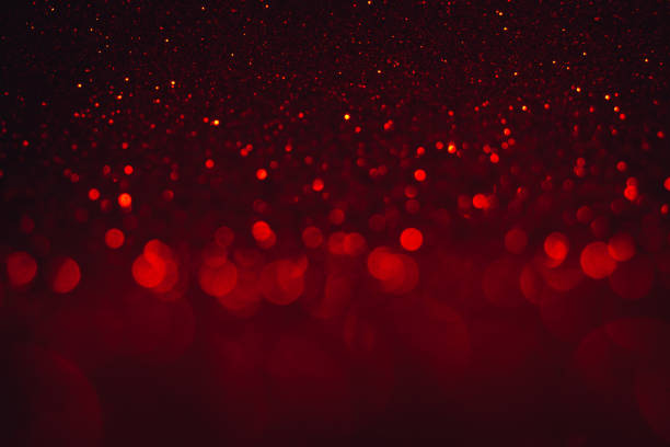 istock Hot and dark defocused red lights for Valentine's day background. Red bokeh and red background. 1124397890