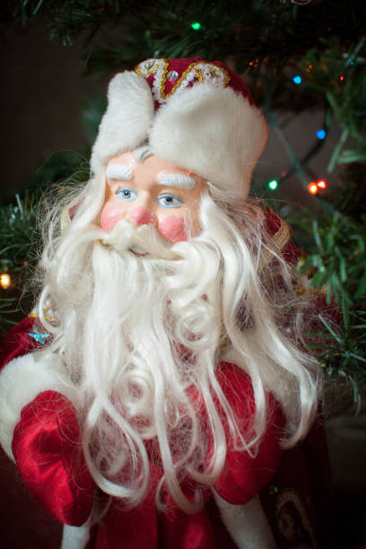 istock Father Frost at Christmas tree 1124405815