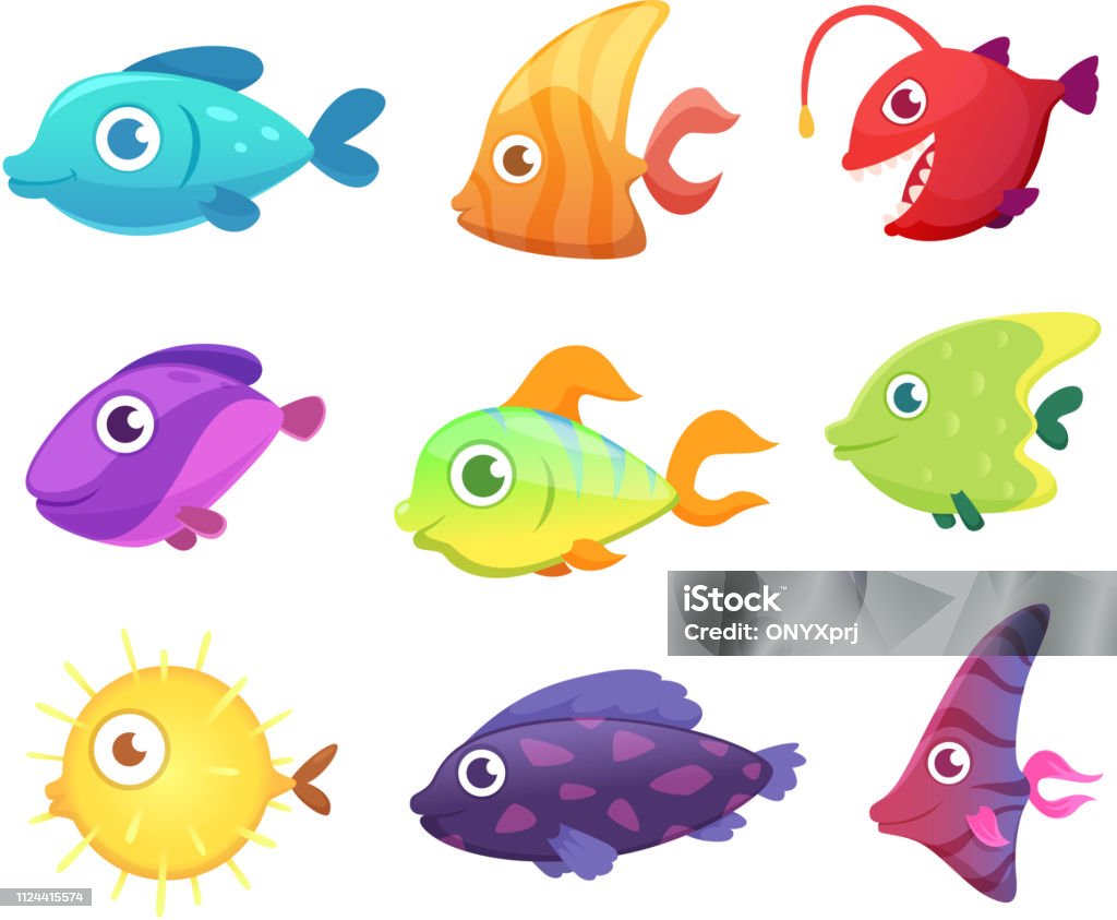 Ilustración de Dibujos Animados De Peces Vector De Animales De Mar Océano Subacuático Para Juegos Fotos y más Vectores Libres de Derechos de Pez - iStock Ilustración de Dibujos Animados De Peces Vector De Animales De Mar Océano Subacuático Para Juegos Fotos y más Vectores Libres de Derechos de Pez - iStock