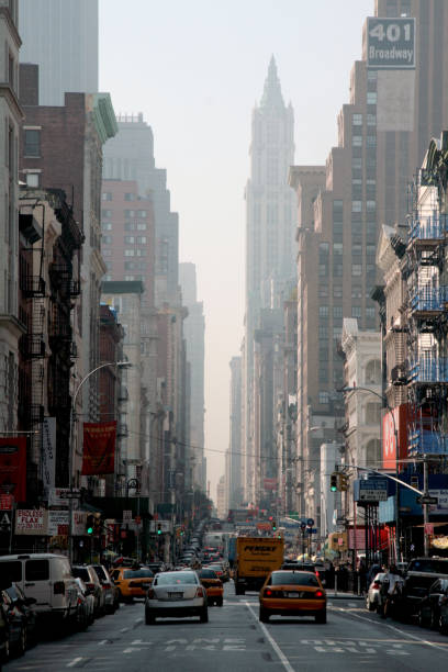 istock Broadway in Lower Manhattan with the Woolworth Building in the background 1124421997