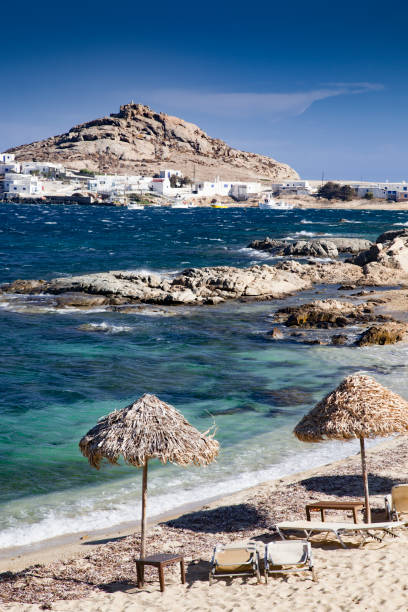 istock beautiful beach in Mykonos  Greece 1124423014