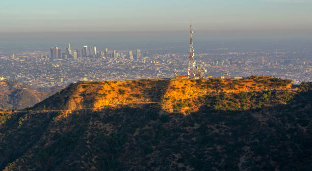 istock View of Mount Lee with tower in background 1124431796