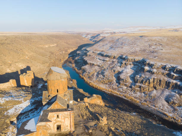 istock Ani Ruins, aerial view / Kars - Turkey 1124432251